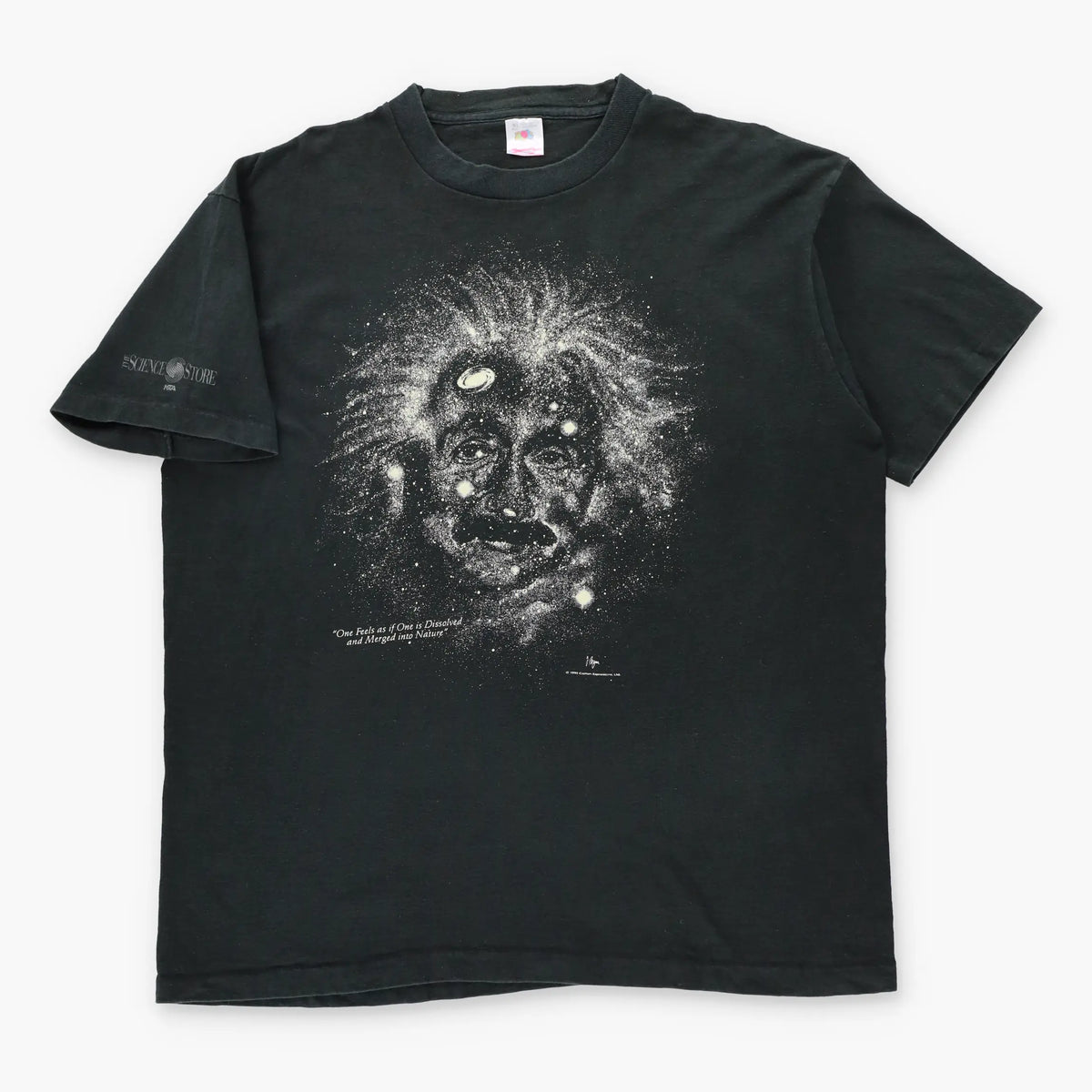 Vintage 1993 Albert Einstein Glow In The Dark Galaxy Single Stitch Tee USA Made (XL) Vintage Sole Melbourne