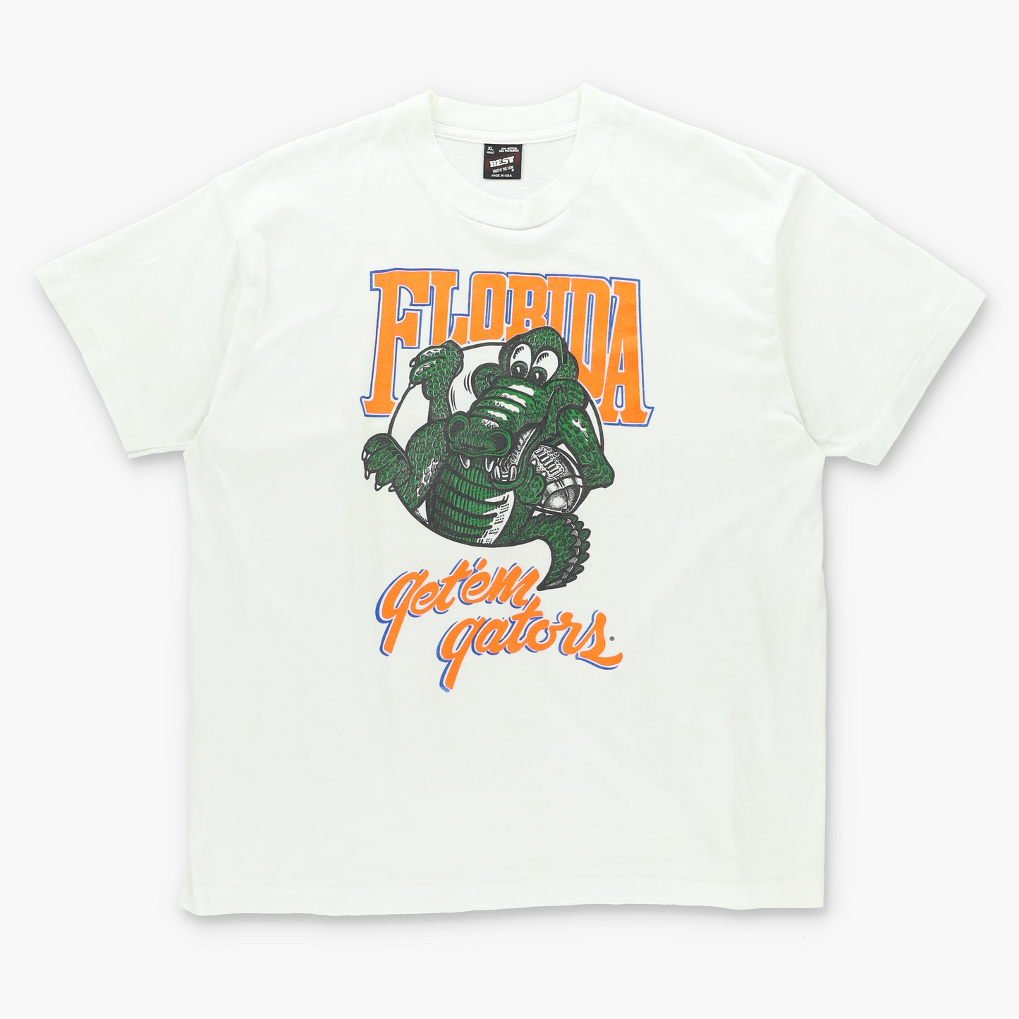 Vintage Florida Gators 1993 "Get 'Em Gators" T-Shirt USA Made (L)