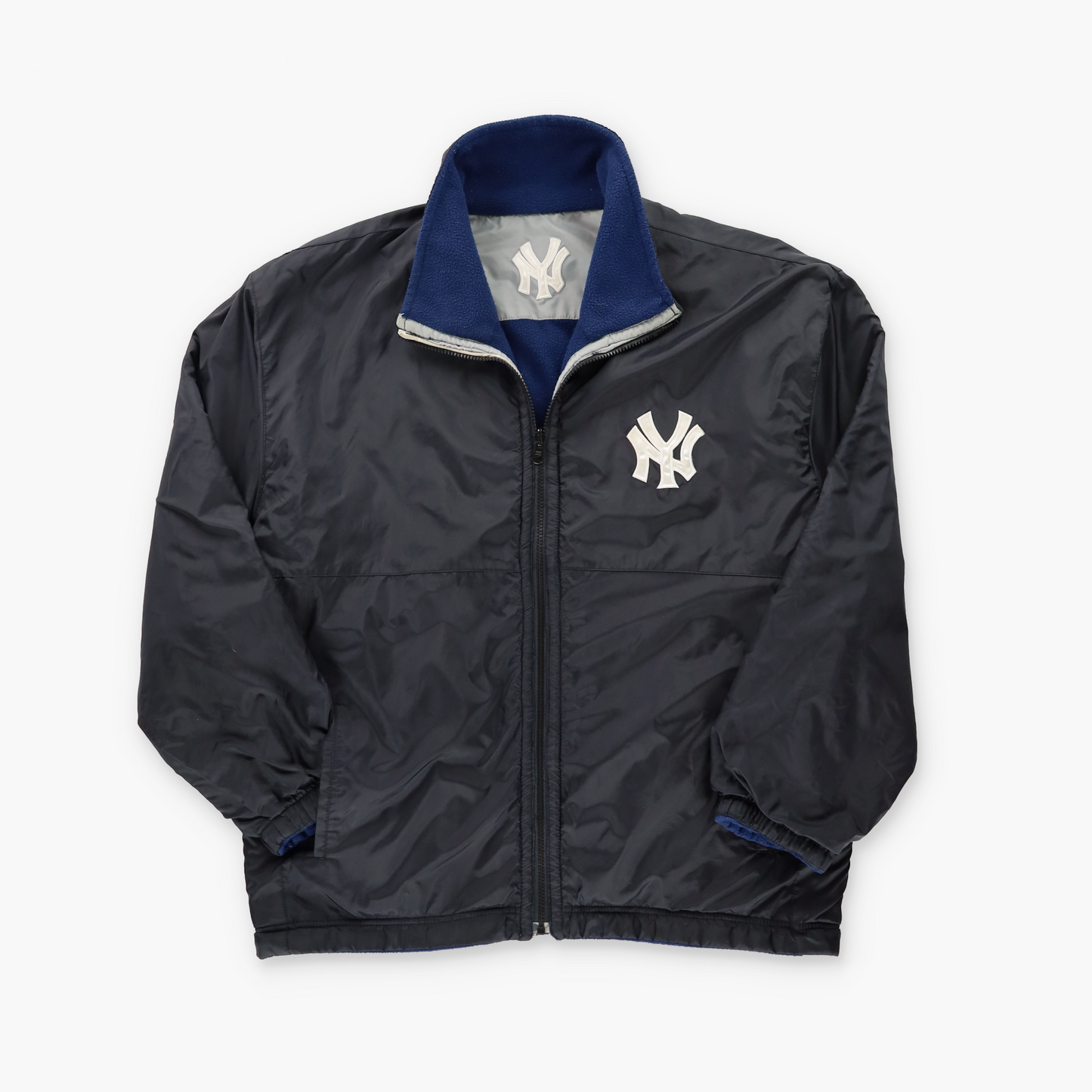 New York Yankees MLB Fleece Lined Reversible PRO PLAYER Genuine Merchandise Jacket (M)