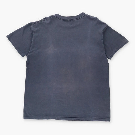 Vintage 1990 BART SIMPSON 'Don't Have A Cow, Man' Single Stitch Navy T-Shirt *Aubs Vintage Sole Melbourne