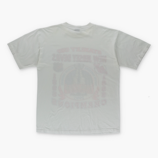 1995 HARLEY DAVIDSON Stanley Cup DEVILS NHL USA Made Ice Hockey Tee (XL)