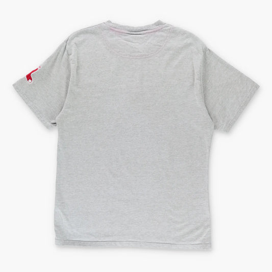 Vintage NIKE Red Sox Centre Swoosh Embroidered MLB Grey Baseball T-Shirt (M)