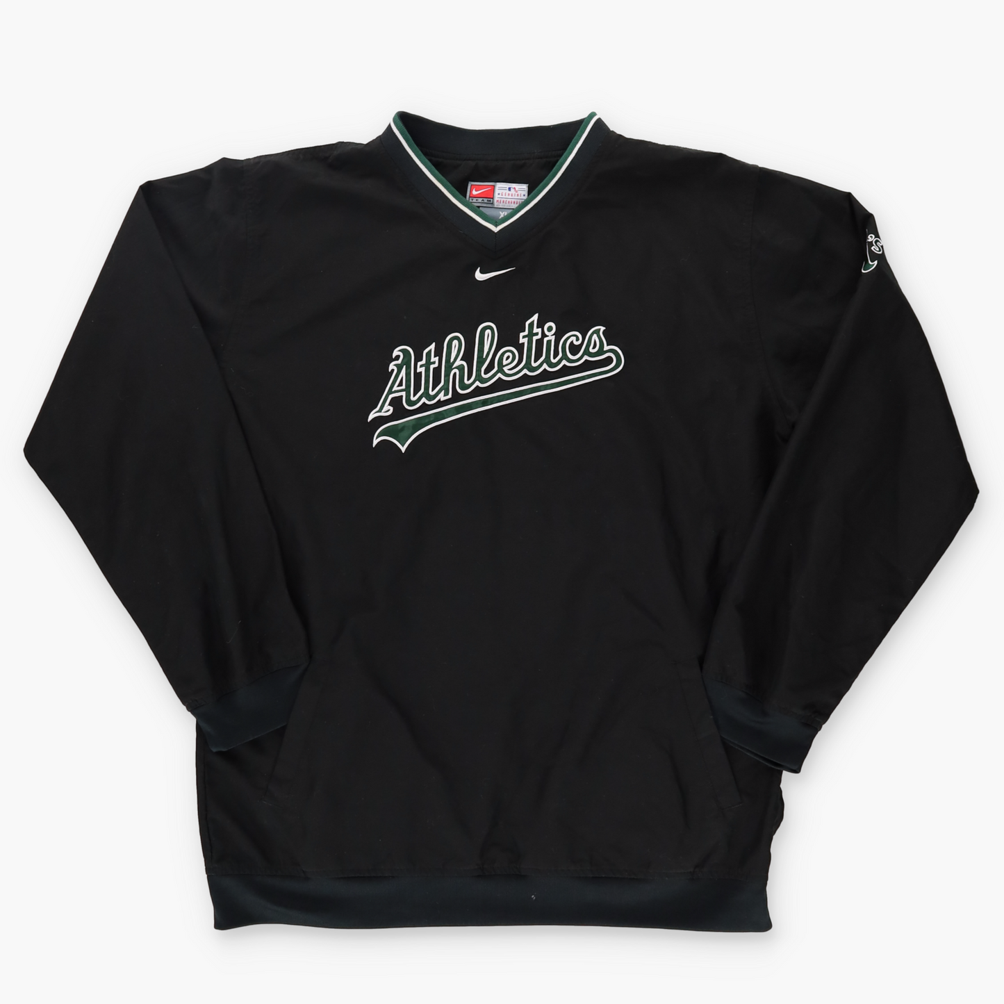 NIKE Oakland Athletics MLB Centre Swoosh Windbreaker Sweatshirt (XS-S)