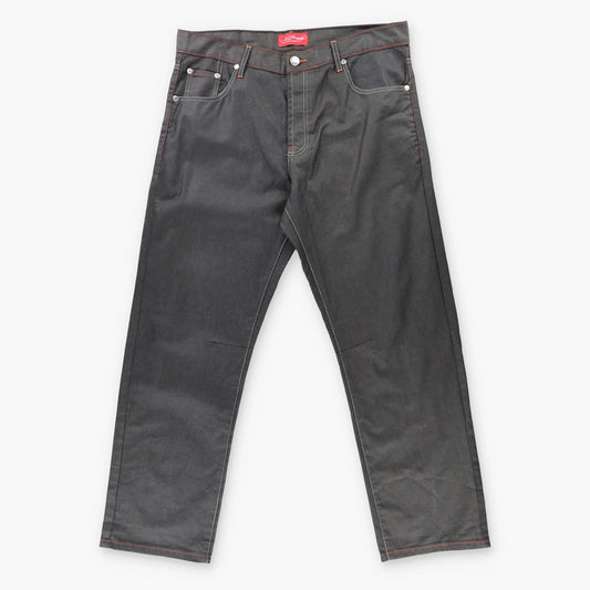 ED HARDY X CHRISTIAN AUDIGIER 2010 Embroidered Italy Made Jeans (38x32) Vintage Sole Melbourne