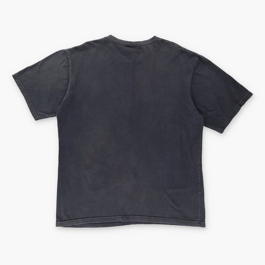 SOUTH POLE Y2K Plaid Logo Grunge 'Authentic Collection' Faded Tee (XL) - Vintage Sole Melbourne