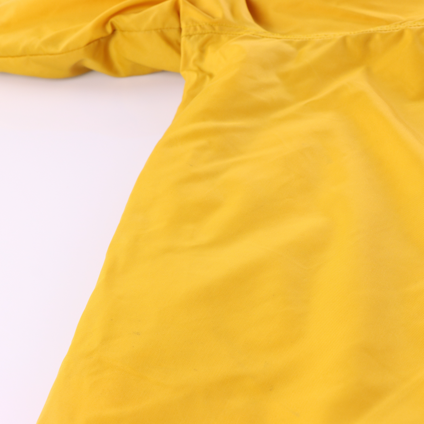 NIKE 90s Yellow Black Centre Swoosh Oversized Anorak Pullover Windbreaker (L)