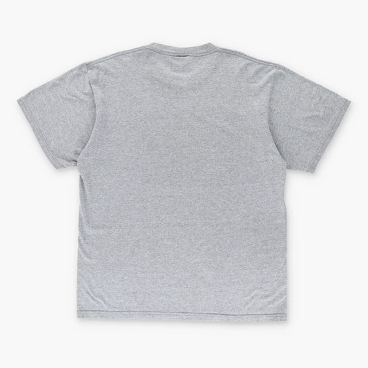 NIKE 3D Orange Swoosh Logo USA Made Grey T-Shirt (L) Vintage Sole Melbourne