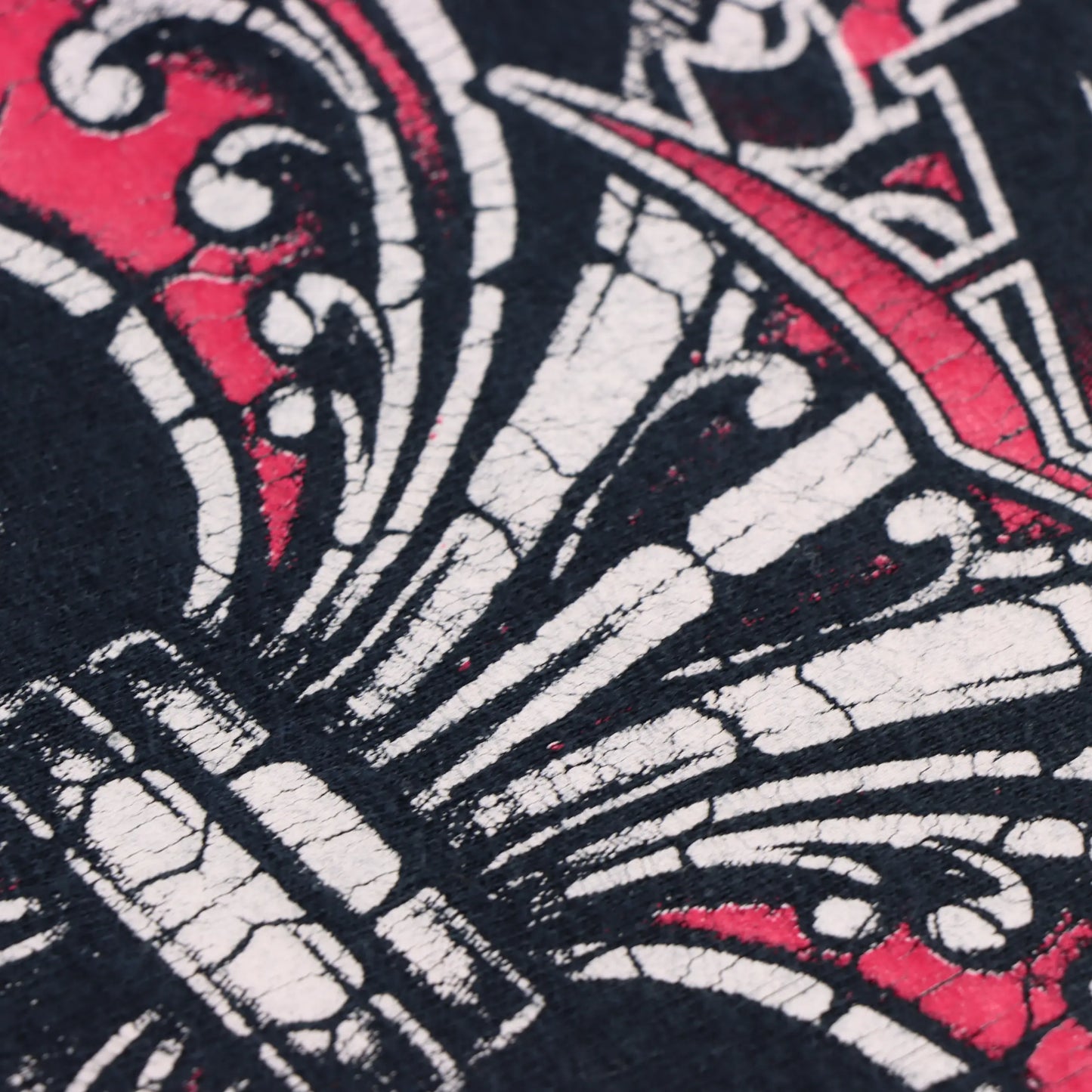 Salvation "In Reconsitua" Skull Punk Black & Red Graphic Tee (XXL) Vintage Sole Melbourne