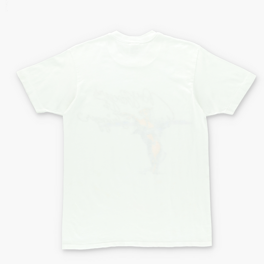 Roy Rogers & Trigger Cowboy Western Film USA Made White Tee (S-M)