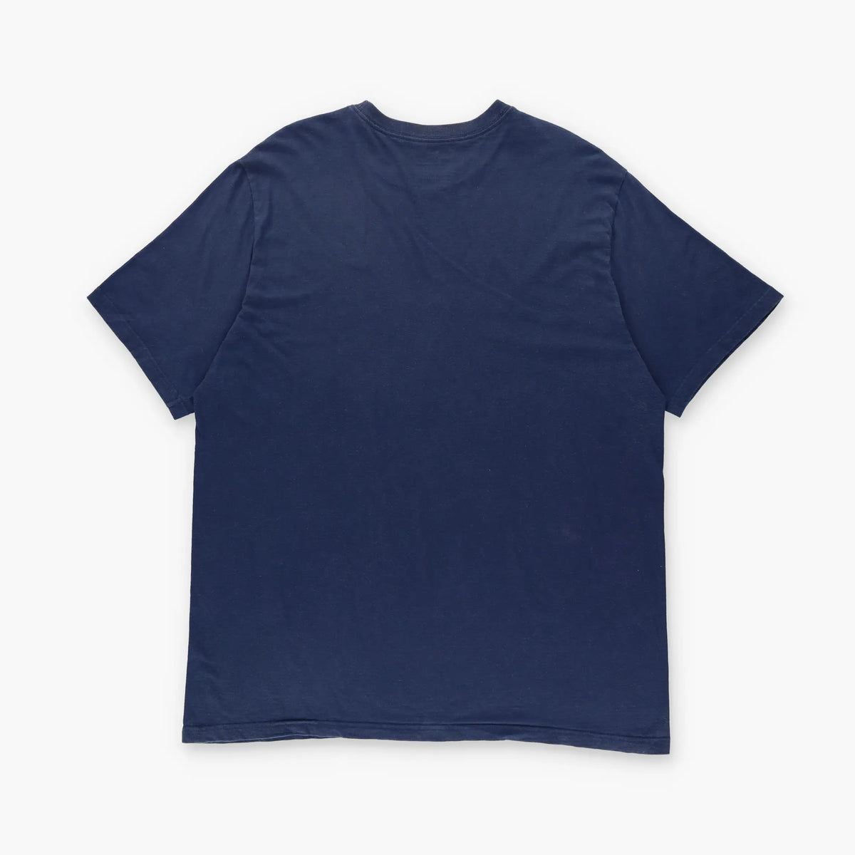 NIKE Standard Fit Navy & White Embroidered Logo Tee (XXL) Vintage Sole Melbourne