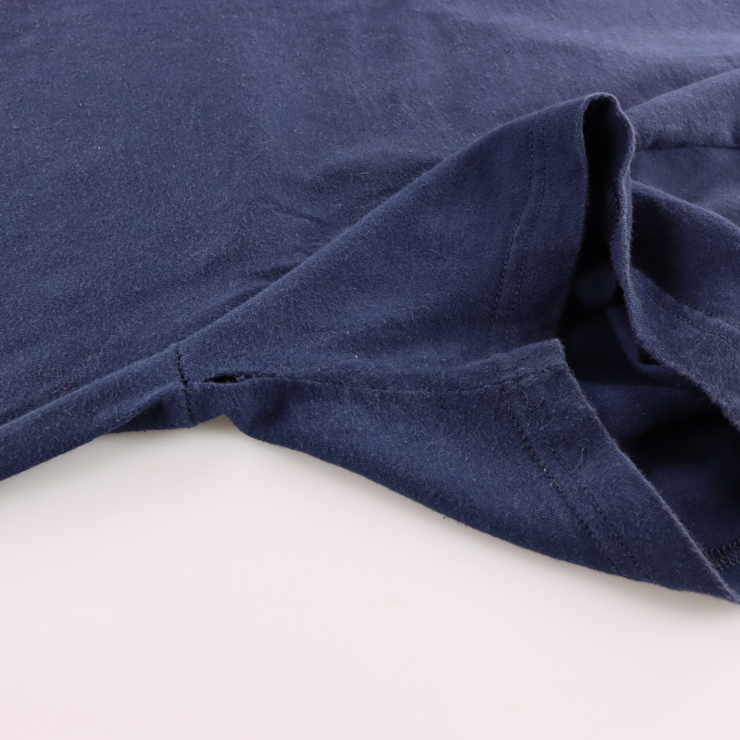 NIKE Standard Fit Navy & White Embroidered Logo Tee (XXL)