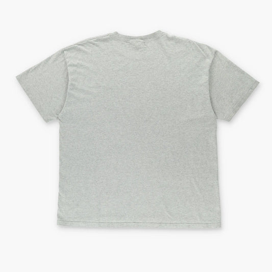 NIKE Heather Grey Embroidered Swoosh Logo Tee USA Made (L-XL) Vintage Sole Melbourne