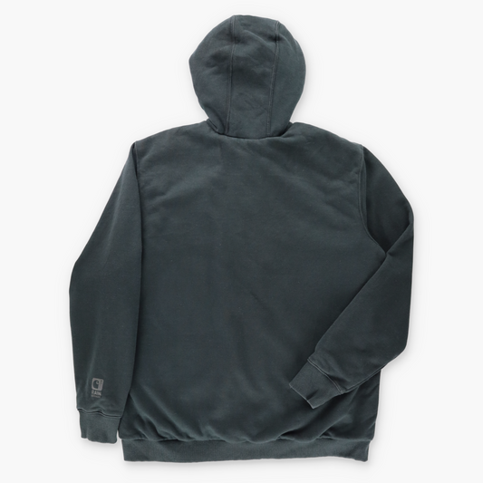 Vintage CARHARTT 'Rain Defender' Sherpa Lined Full Zip Black Hoodie Sweatshirt (XL TALL) Vintage Sole Melbourne