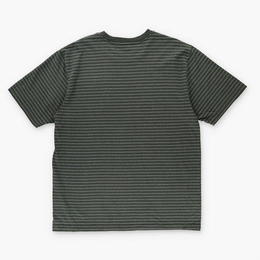 CARHARTT 'Original Fit' Green Stripe Pocket Tee (L-XL)