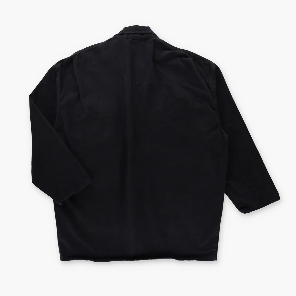 CROSS COLOURS USA Made Four Pocket Button Up Black Denim Jacket (XXL) Vintage Sole Melbourne