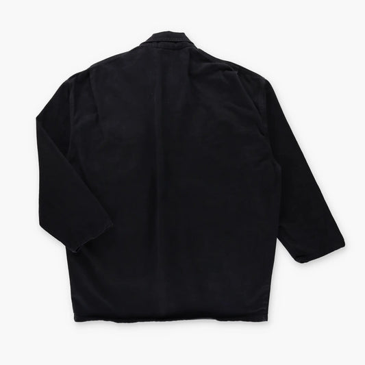 CROSS COLOURS USA Made Four Pocket Button Up Black Denim Jacket (XXL) Vintage Sole Melbourne