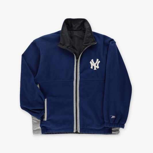 New York Yankees MLB Fleece Lined Reversible PRO PLAYER Genuine Merchandise Jacket (M)
