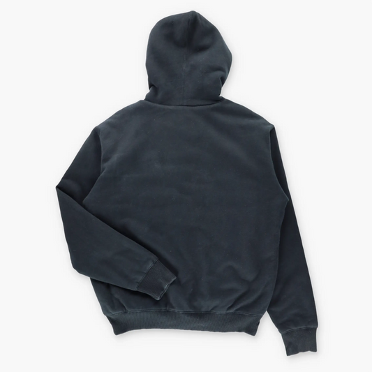 FOX RACING Team "Live Fast Ride Hard" Felt Logo Patch Black Hoodie Sweatshirt (XL-XXL) ***COCO Vintage Sole Melbourne