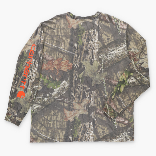 CARHARTT x MOSSY OAK Front Pocket Camo Long Sleeve T-Shirt (XL-XXL)