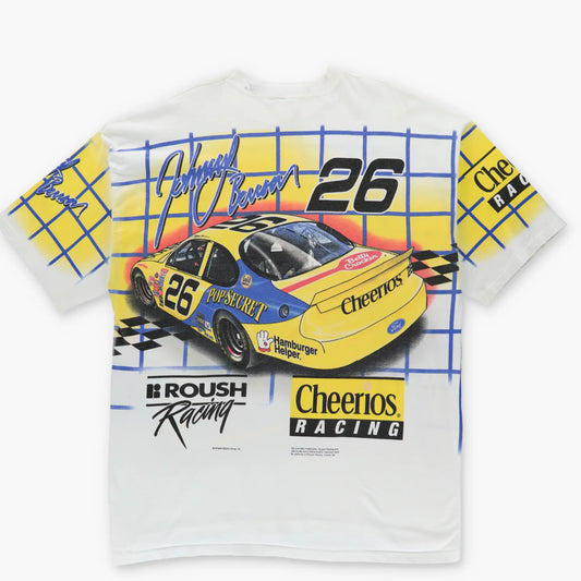 NASCAR 'Johnny Benson' #26 Cheerios Taurus Racing Team T-Shirt (XXL) - Vintage Sole Melbourne
