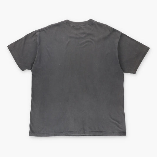 1994 THE GRATEFUL DEAD 'Blue For Allah' Album Cover Skeleton Violin Black Tee (XL) - Vintage Sole Melbourne