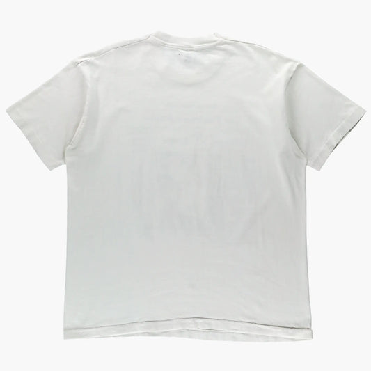 Vintage 1993 Philadelphia Phillies Newspaper Article Single Stitch White MLB Tee USA Made (L-XL) - Vintage Sole Melbourne