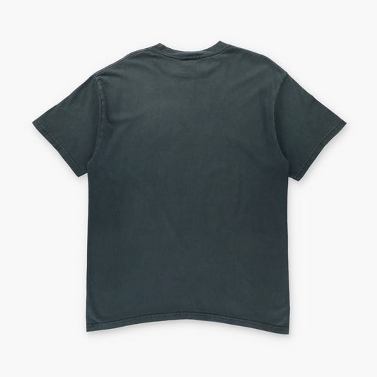 NIKE Big Blue Centre Swoosh Logo Classic Black T-Shirt (L) ***COCO Vintage Sole Melbourne