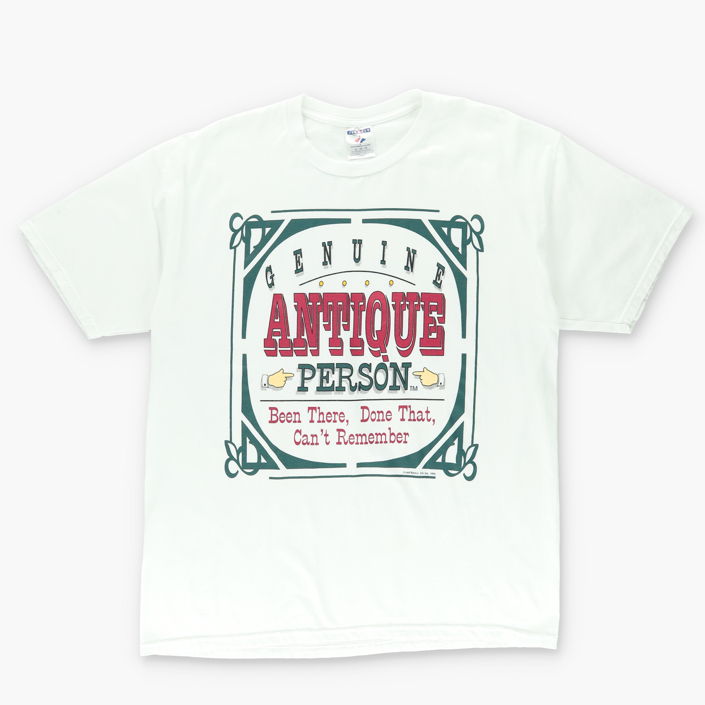 1993 Genuine Antique Person "Been There Done That Can't Remember" Tee (XL)