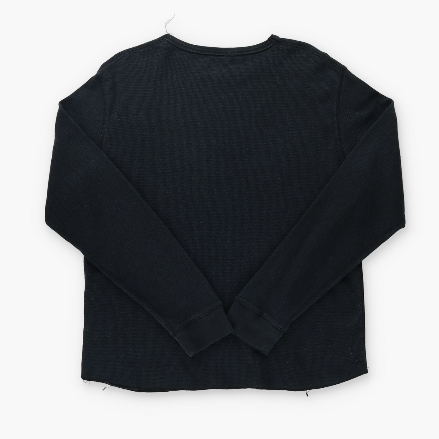 J Ferrar Y2K Cross Wing Grunge Long Sleeve Waffle Tee (L)