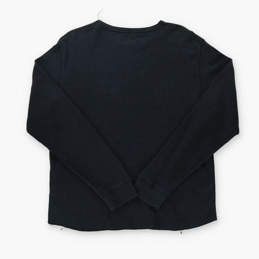 J Ferrar Y2K Cross Wing Grunge Long Sleeve Waffle Tee (L) Vintage Sole Melbourne