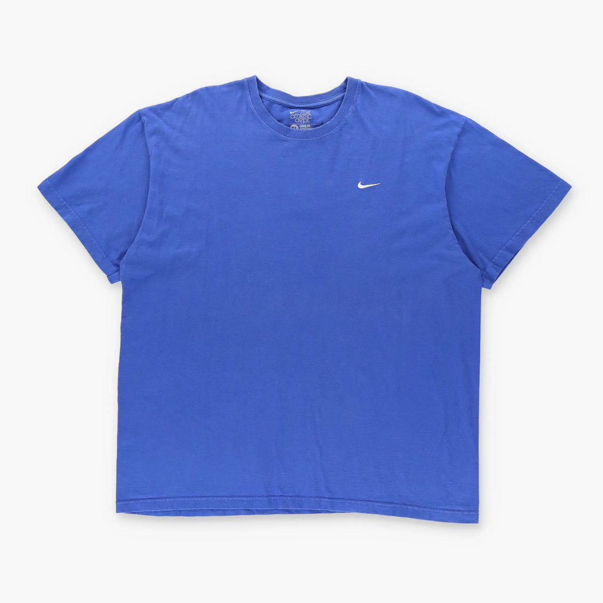 NIKE The Athletic Dept. Loose Fit Blue & White Embroidered Logo Tee (XL) Vintage Sole Melbourne