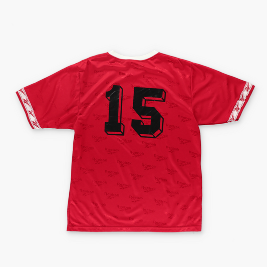 REEBOK 90s Chargers Soccer All Over Logo Jersey (L)