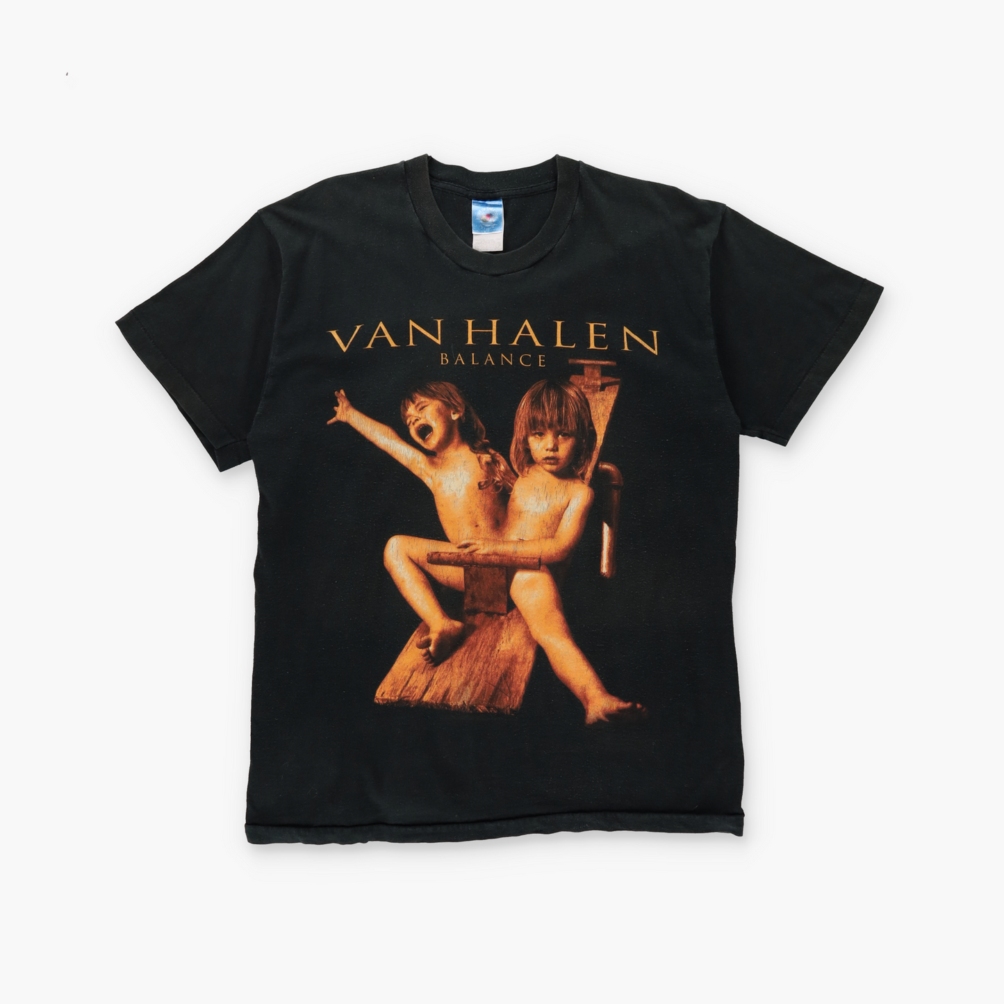 Van Halen 1995 "Balance" Tour Single Stitch FRUIT OF THE LOOM Black T-Shirt (L)