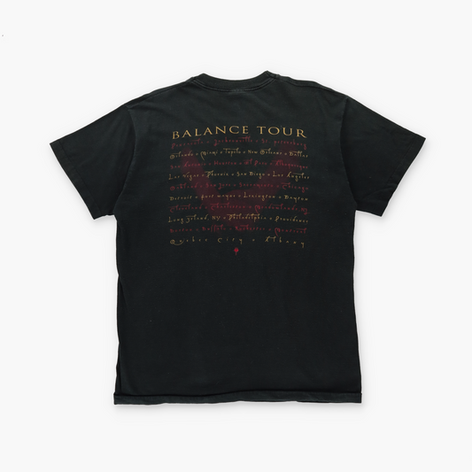 Van Halen 1995 "Balance" Tour Single Stitch FRUIT OF THE LOOM Black T-Shirt (L)