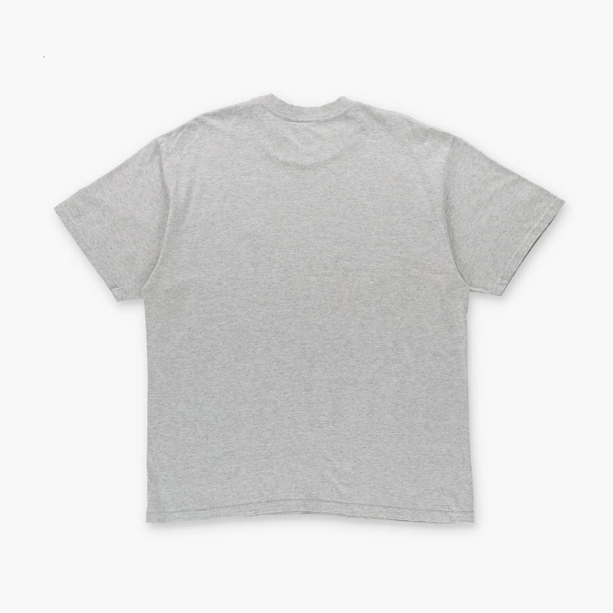NIKE Heather Grey & Black Embroidered Swoosh Logo T-Shirt (L) Vintage Sole Melbourne