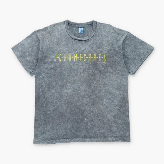 "Beer & Bones" 1993 John Michael Montgomery Single Stitch Vintage FRUIT OF THE LOOM Acid Wash Tee USA Made (XL) Vintage Sole Melbourne