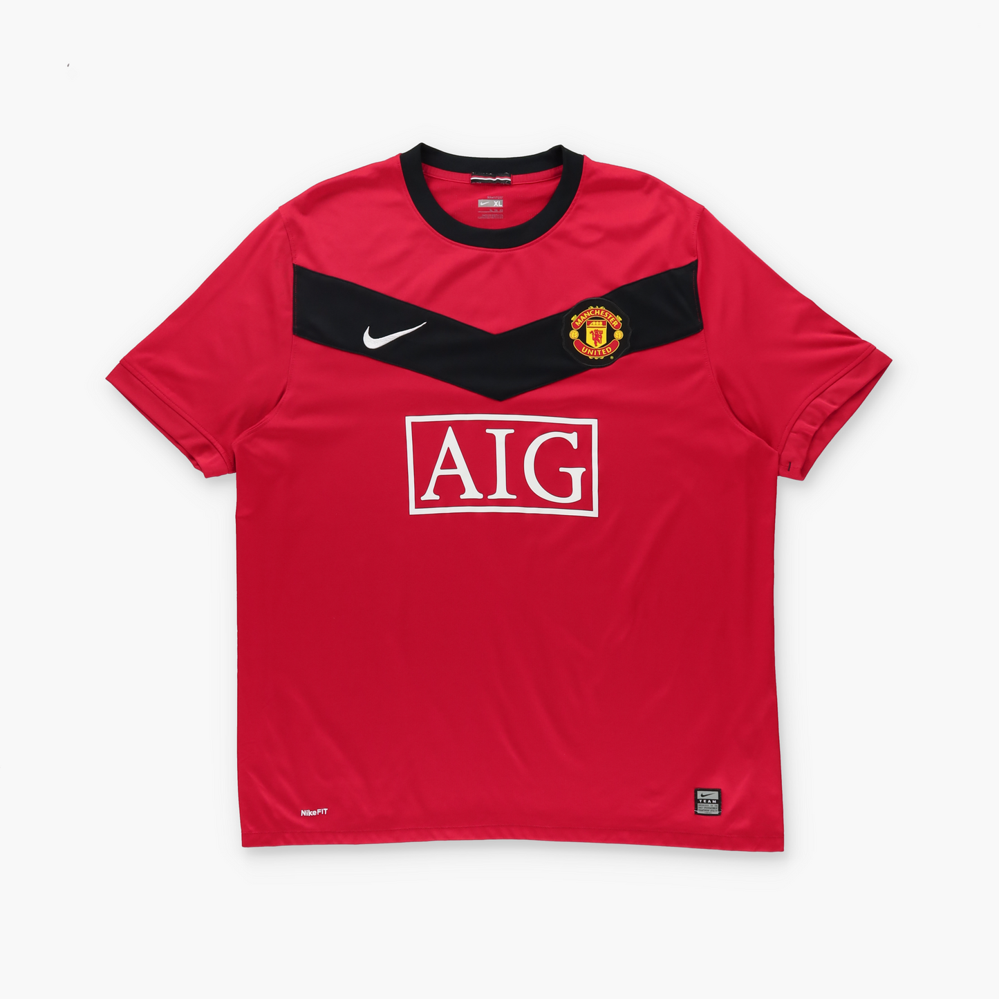 NIKE Manchester United 2009-2010 Home Soccer Jersey (XL)