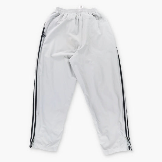 Vintage ADIDAS Embroidered Logo Black & Grey Track Pants (S)*Aubs Vintage Sole Melbourne