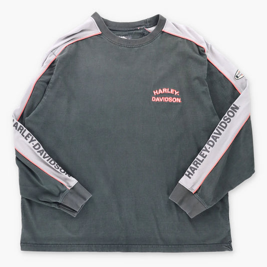 Vintage HARLEY DAVIDSON Embroidered Motorcycle Sweatshirt (XL-XXL) *Aubs Vintage Sole Melbourne
