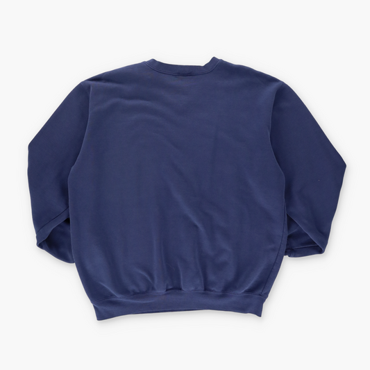 CARHARTT Embroidered Logo Navy & White 50/50 Sweatshirt (L)