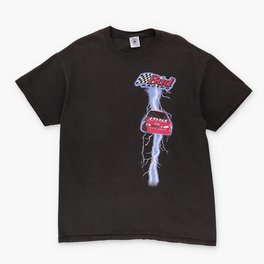 1998 RICKEY RAVEN 50th Anniversary Bud Racing NASCAR Brown Tee (L-XL)