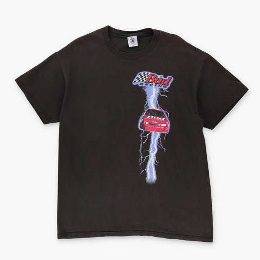1998 RICKEY CRAVEN 50th Anniversary Bud Racing NASCAR Brown Tee (L-XL) - Vintage Sole Melbourne