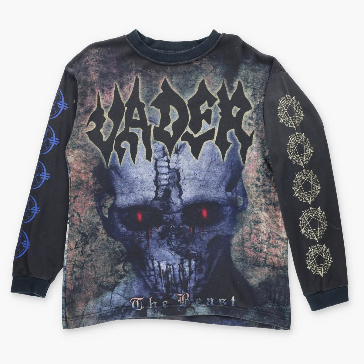 Vintage VADER "The Beast" Y2K Metal Long Sleeve Band Tee (L)