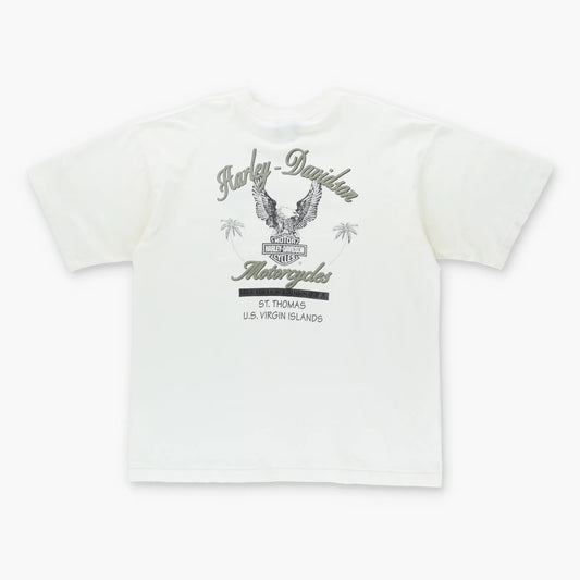 HARLEY DAVIDSON Wisconsin Eagle USA Made Motorcycle T-Shirt (XXL)