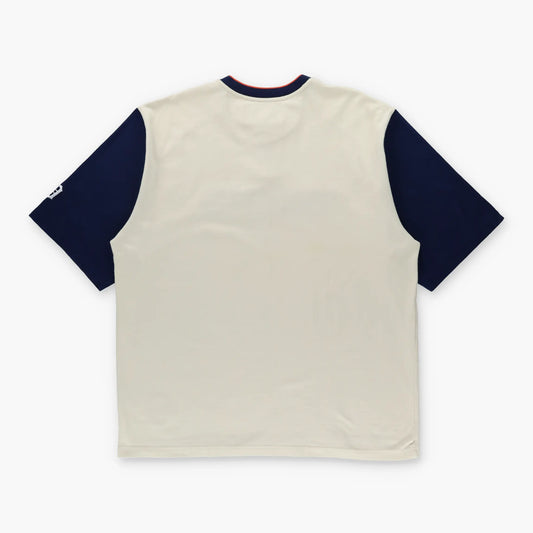 NIKE Team Detroit Tigers MLB 1/4 Zip Korean Made Felt Patch Vintage Baseball Jersey (XL)