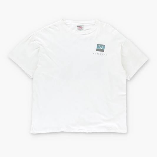 Netscape 'Internet Killer App' Graphic Single Stitch T-Shirt USA Made (L)