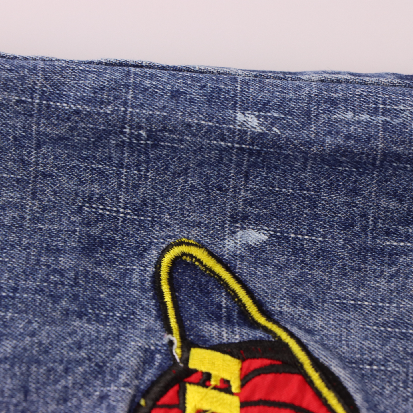 DTEK Y2K NBA 'All Stars Players' Embroidered Patch Basketball Jeans (42 x 32)