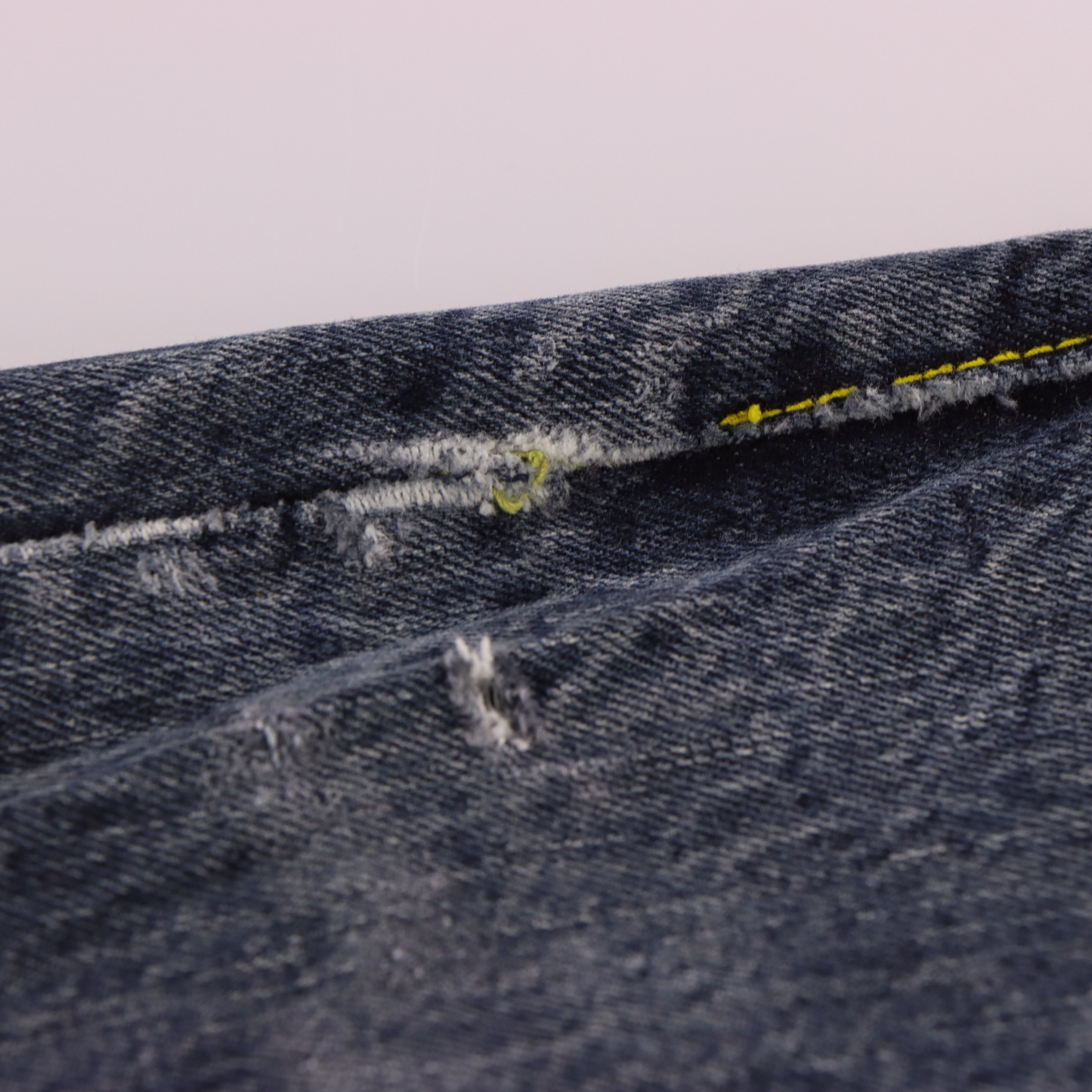 EVISU Dragon Print Yellow Stitch Denim Jeans (30 x 34)