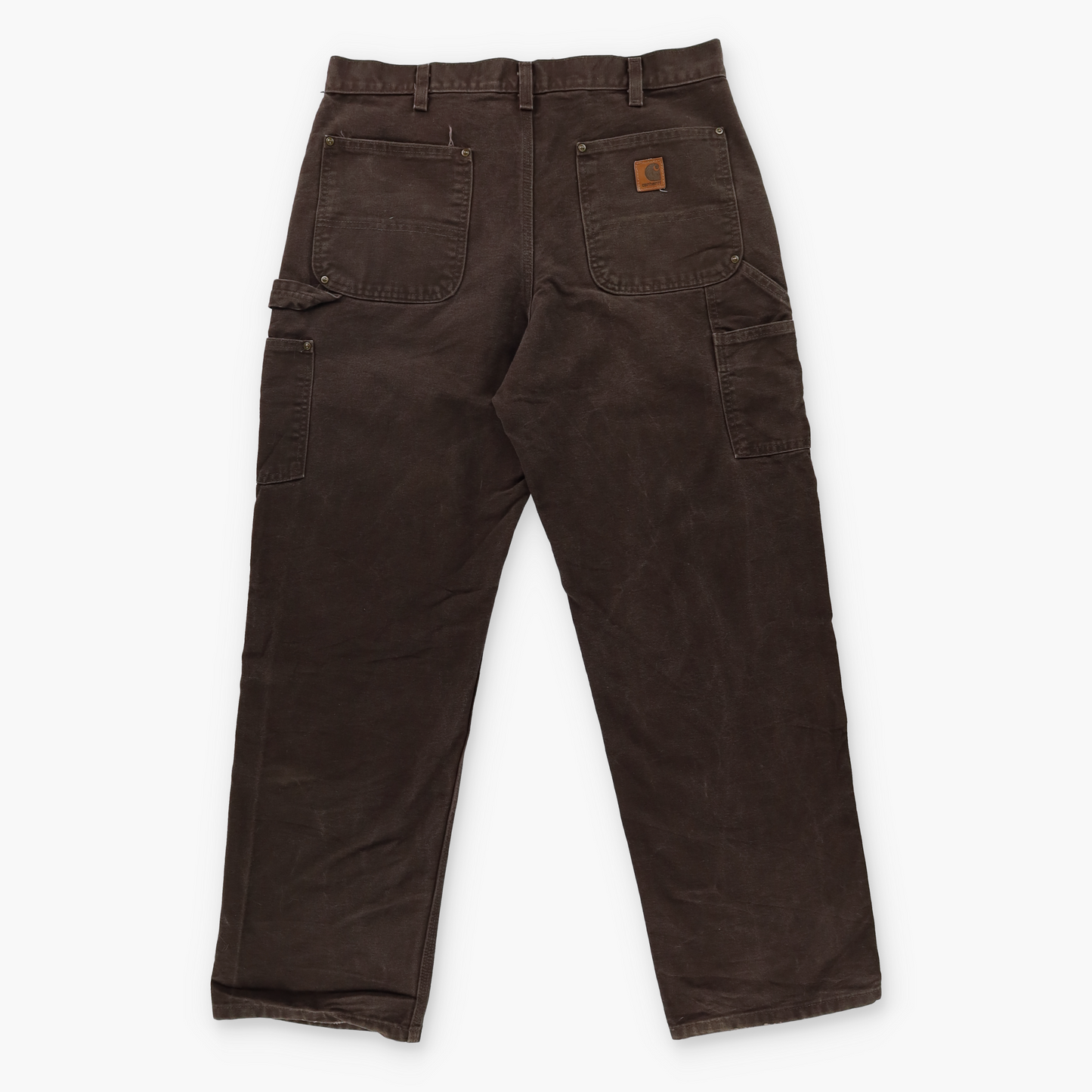 CARHARRT B136 'Dungaree Fit' Brown Carpenter Jeans (34 x 32)
