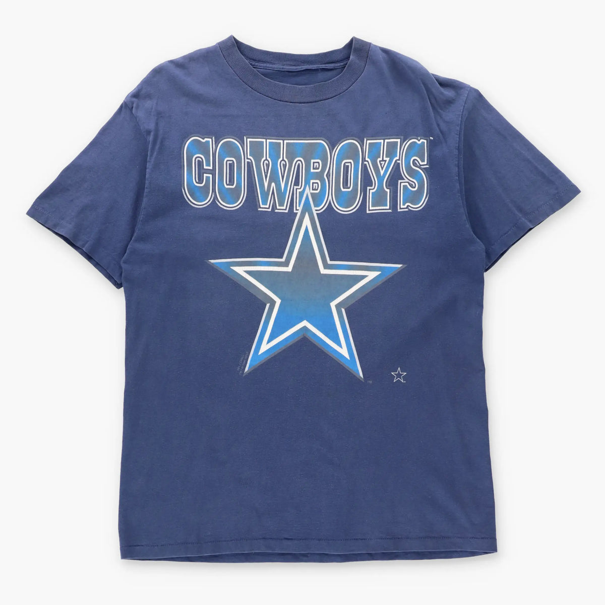 Vintage 1998 NFL Dallas Cowboys Gradient Star Logo Single Stitch T-Shirt (L)